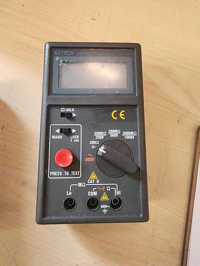 Used EXTECH 380360 Insulation Tester Unit #4