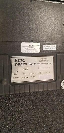 Used TTC/Acterna T-BERD Test Pad 2310 Many Options Unit #4