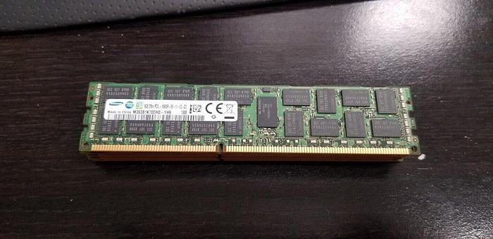 Used Samsung M393B1K70DH0-YH9 8GB 2Rx4 PC3L-10600R-09-11-E2-D3 Lot of 6