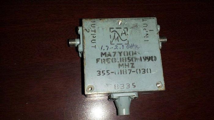 Used Microwave Associates MA7Y004 Microwave Isolator