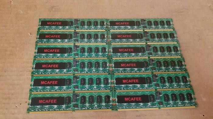 Used McAFEE Memory Modules Lot of 12