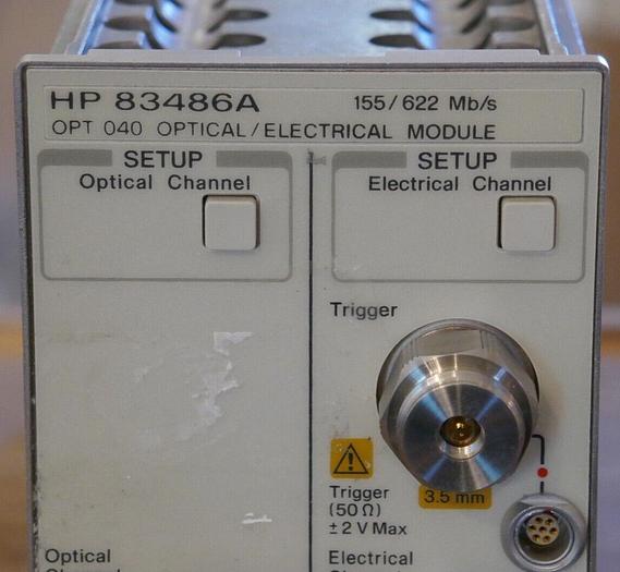 Used HP 83486A OPT 040 20GHz Optical/Electrical Module *GUARANTEED*