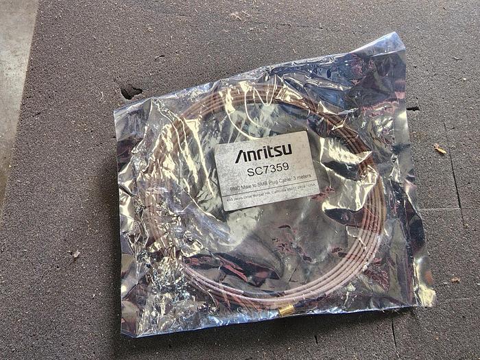 Anritsu SC7359 BNC Male to SMB Plug Cable 3 Meter Unit #5 NEW!