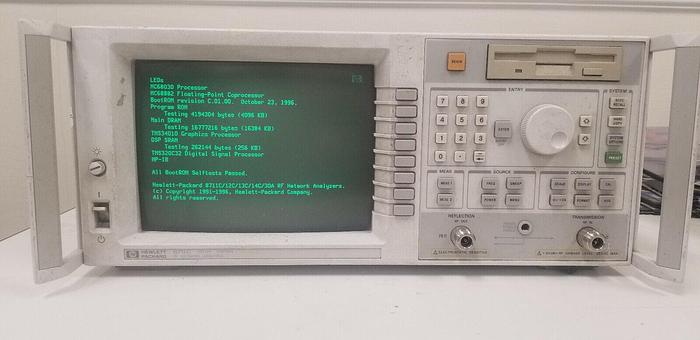 Used HP/Agilent 8711C RF Network Analyzer Options 1C2,1EC,UK6,READ!