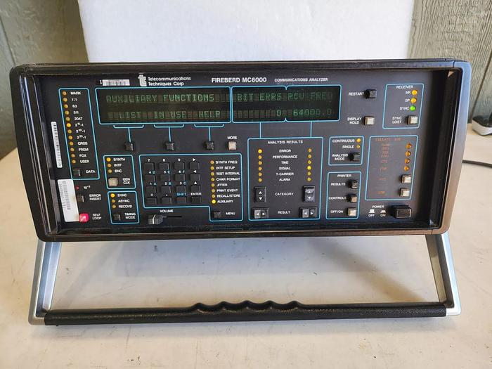 Used TTC FIREBERD MC6000 Communications Analyzer Unit #1