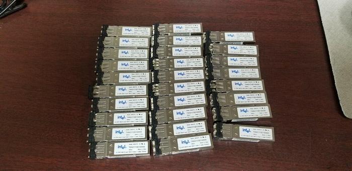 Used Intel TXN31115D100000 SFP Module Lot of 28