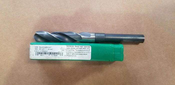 Precision Twist Drill 091440 5/8" Drill Bit 1/2" Shank NEW!