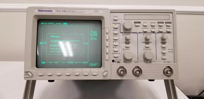 Used Tektronix TDS340 2-Channel Digital Real Time Oscilloscope Passes Self Test #1