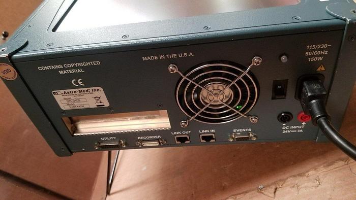Used Astro-Med DASH8XPM Power Monitor-Data Acquisition Recorder