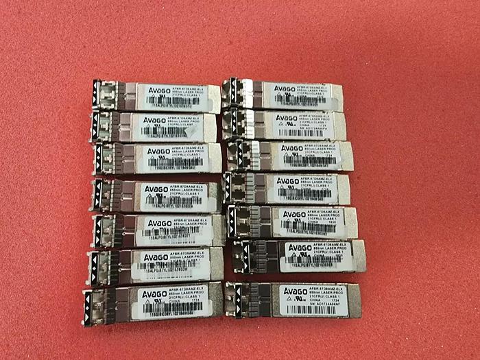 Used AVAGO AFBR-57D9AMZ-ELX SFP Module Lot of 14