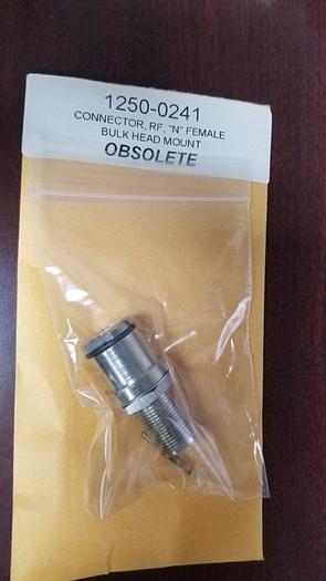 HP 1250-0241 RF N Female Bulkhead Connector NEW!