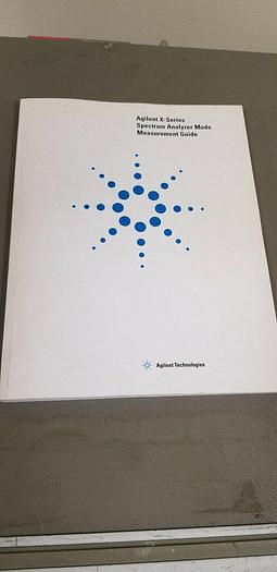 Used Agilent X-Series Spectrum Analyzer Mode Measurements Guide