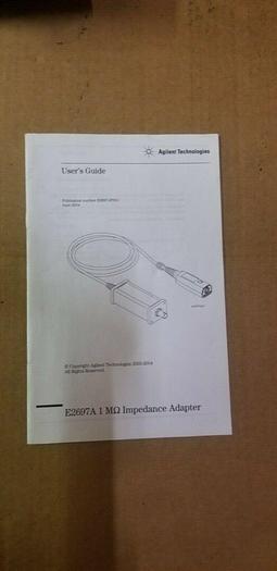 Used Agilent E2697A User's Guide