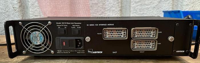 Used Adtech SX/12 Data Link Simulator PASSES SELF TEST! V.35 Interface Module