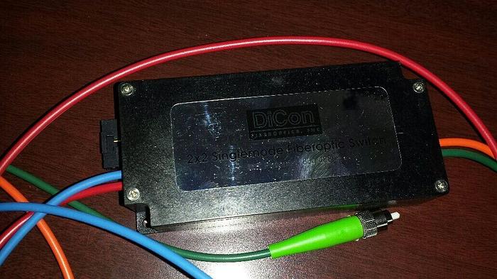 Used DiCon 2x2 Singlemode Fiberoptic Switch