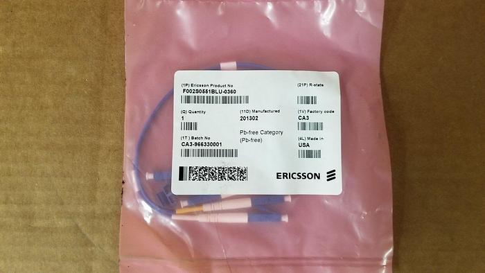Ericsson F002S0551BLU-0360 Fiber Optic Cable NEW!