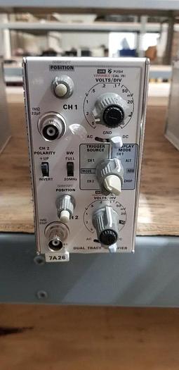 Used Tektronix 7A26 Dual Trace Amplifier Plug In Unit #12
