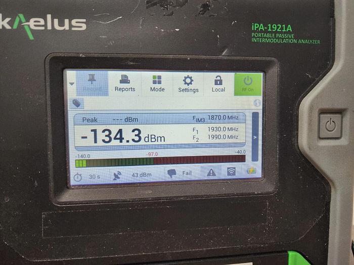 Used KAELUS IPA-1921A Portable PIM Analyzer READ!!