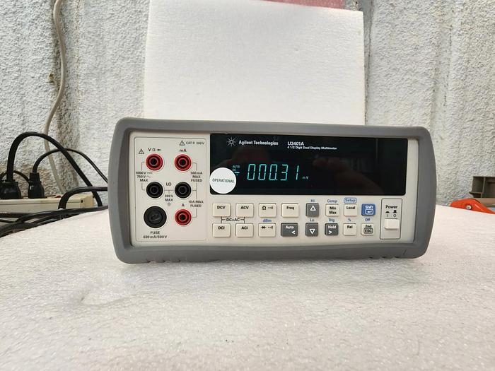Used HP/Agilent U3401A 4.5 Digit Dual Display Multimeter Tested Good Unit #9