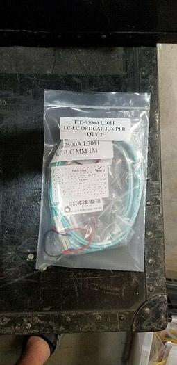 FiberTools LC/LC Duplex 10GIG 1 Meter Cables with DATA Lot of 2 NEW!