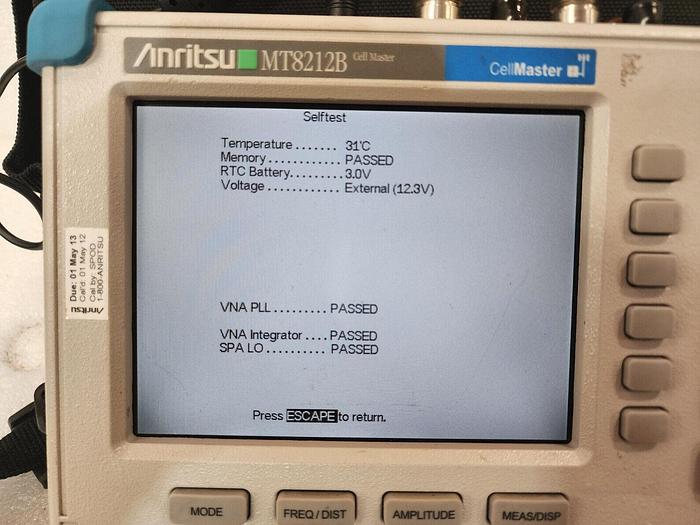 Used Anritsu MT8212B SiteMaster Many Options Unit #11