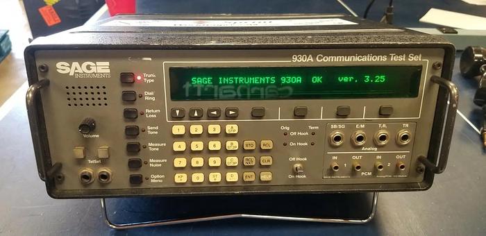 Used SAGE 930A Communications Test Set Good Unit #5