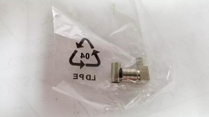 RFI  RQA-5010-C  QMA Plug Right Angle Crimp NEW!