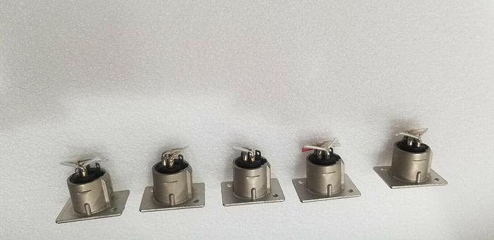 Used Rohde & Schwarz Lot of 5   4-hole Audio Connectors Lot #1