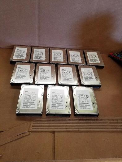 Used Hitachi/HGST HUS156030VLS600 300GB 15K Drives Lot of 12