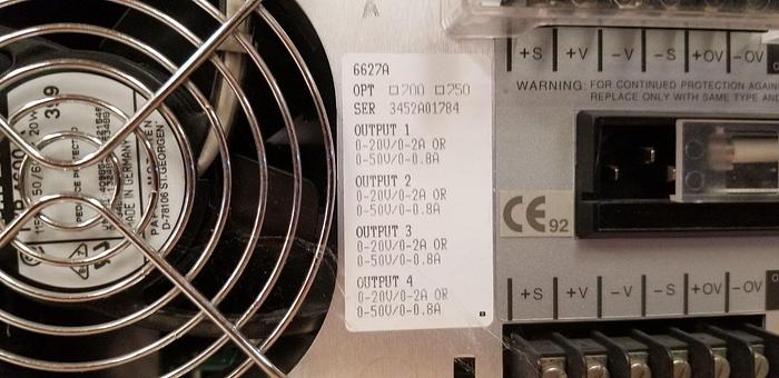 Used HP 6627A System DC power Supply READ!
