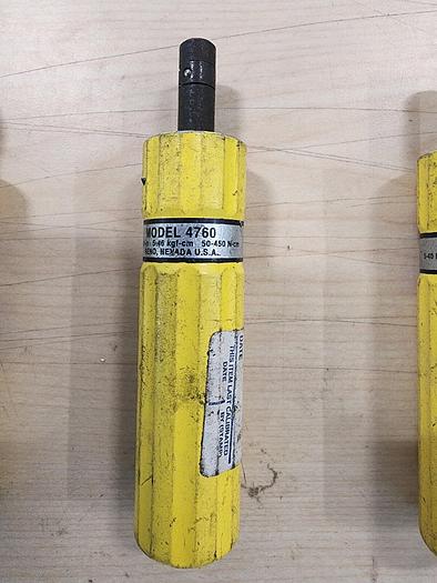 Used Standard Pneumatic 4760 5-40  lbf-in Torque Driver Unit #2