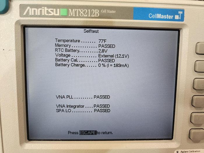 Used Anritsu MT8212B SiteMaster Many Options Unit #1