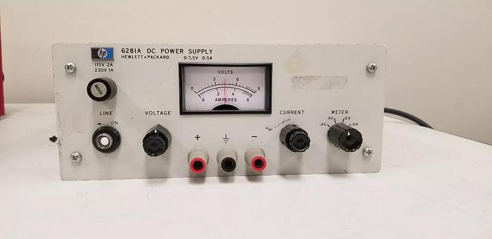 Used HP 6281A DC Power Supply 0-7.5V,0-5A Unit #2 READ!