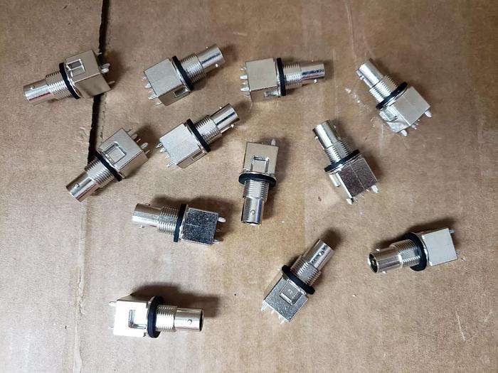 Used Lot of 12 BNC Board-Mount Connectors READ!!