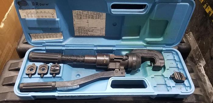 Used Thomas & Betts/Huskie 7-Ton Hydraulic Crimper Unit #3