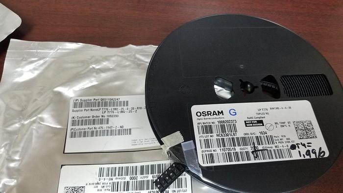 OSRAM LPT776-L1M2-25-Z  1996 Pieces 2016 Date Code