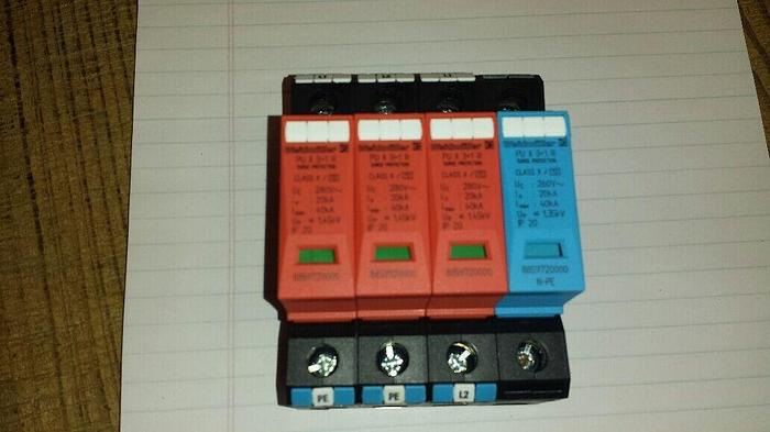 Used Weidmuller Surge Protectors Lot of 4