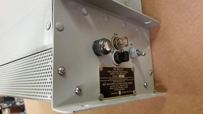 Bird Electronics HD-802/U Cooling Fan Unit NEW!