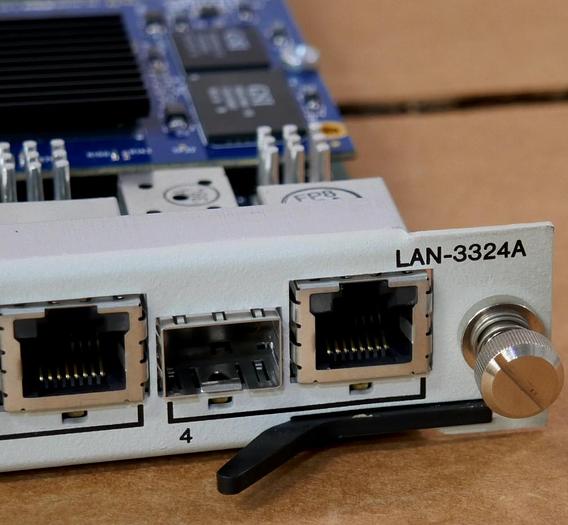 Used Spirent LAN-3324A SmartMetrics XD 4-Port Gigabit Ethernet Module *Tested*
