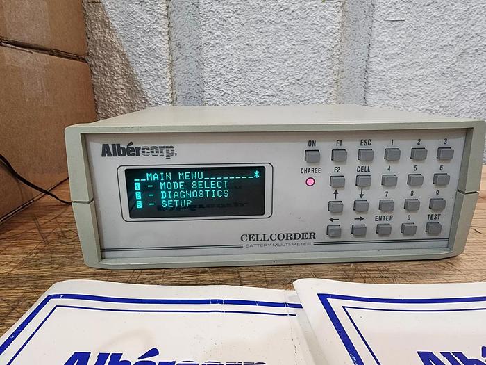 Used Albercorp CLC-100 Cellcorder Battery Analyzer Complete!