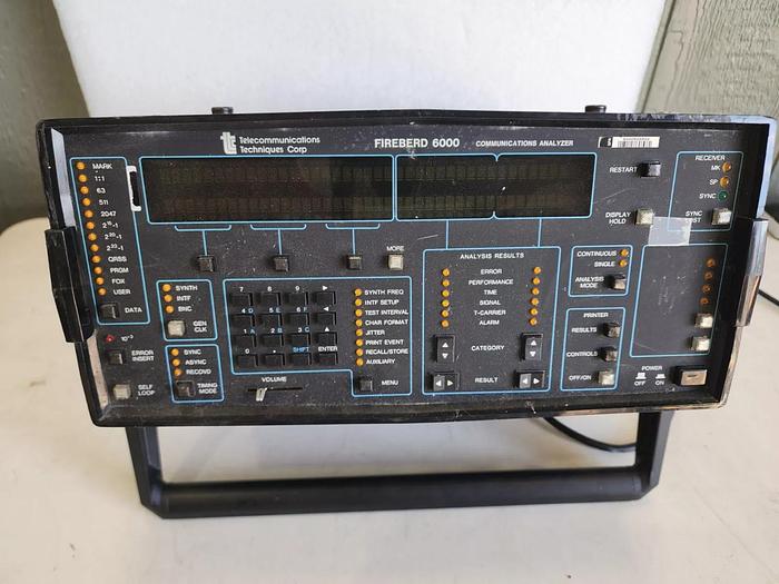 Used TTC FIREBERD 6000 Communications Analyzer Unit #4 Will Not Power On!