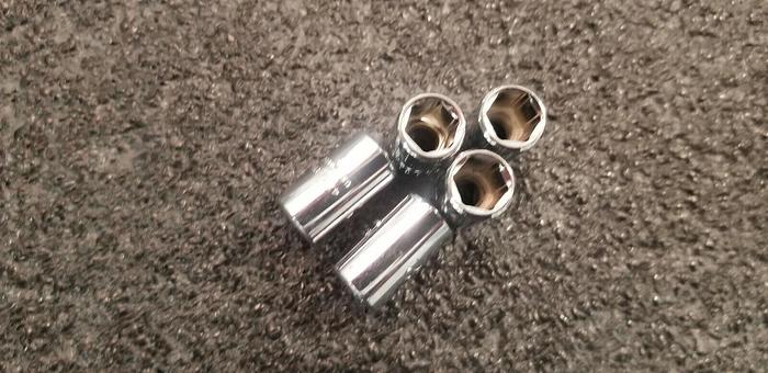Used PROTO 1/4" Drive 11/32" 6 point Sockets Lot of 5 Set #6