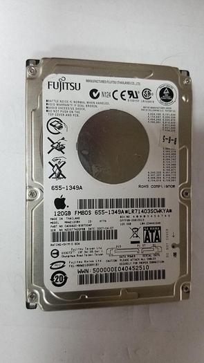 Used Fujitsu MHW2120BH 120GB 2.5" SATA Drive