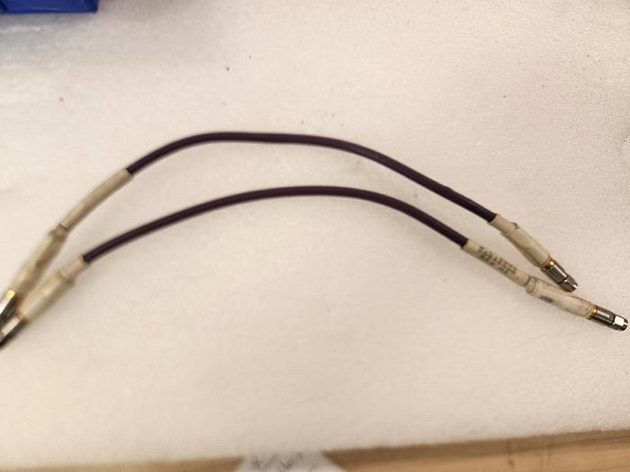 Used W.L Gore SMAM-SMAM RA 12 Inch Cables Lot of 2