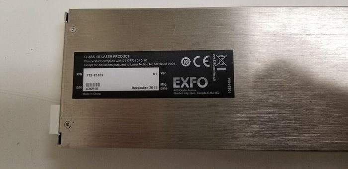 Used EXFO FTB-8510B Ethernet Test Module #6