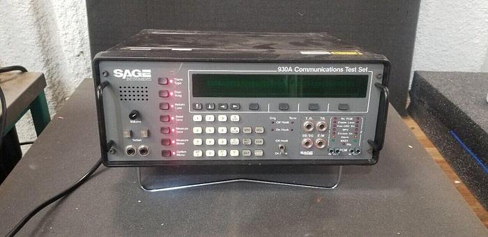 Used SAGE 930A Communications Test Set Unit E