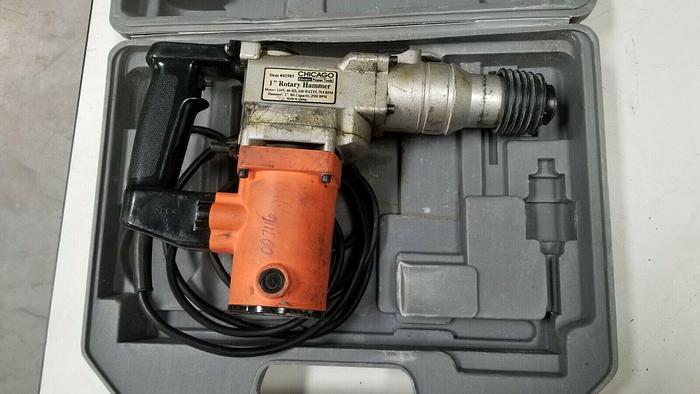 Used CHICAGO 1 Inch Rotary Hammer Drill Model 41983 Unit #3