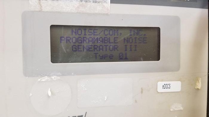 Used NoiseCom UFX7109 Programmable Noise Generator