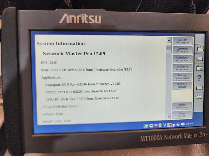 Used Anritsu MT1000A Network Master PRO OTDR Nice!
