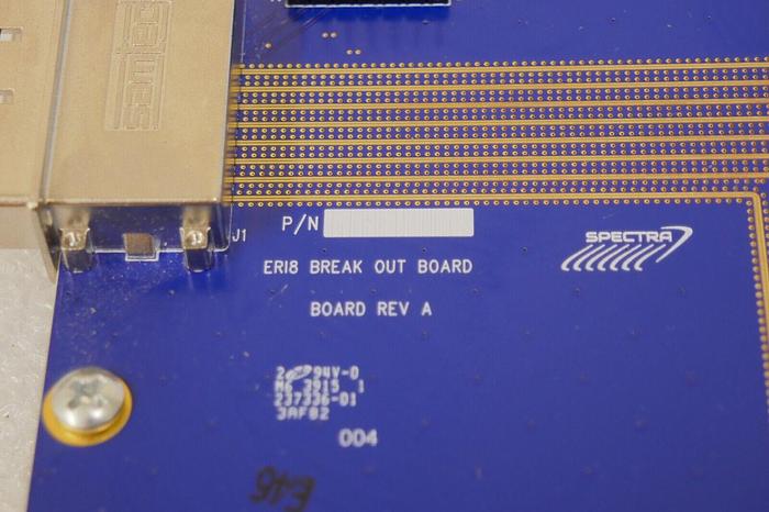 Used Spectra ERI8 Breakout Board/Test Fixture x32 SMA female connections